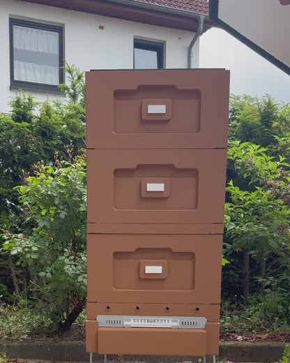 Bee Home Futterzarge aus Styropor – 5,5 L – braun