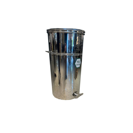 Abfüller  mit Filter, 70 l (aus rostfreiem Edelstahl, Edelstahlhahn)