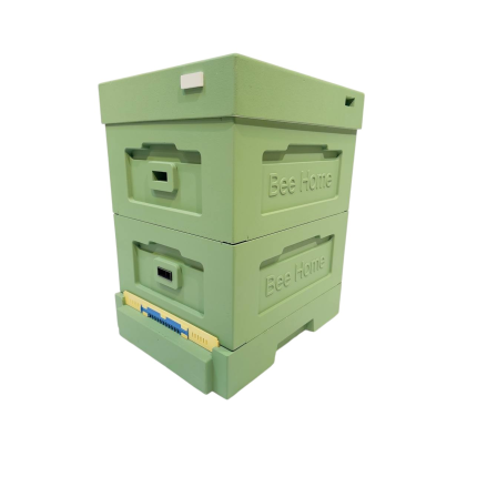 Bienenbeute aus Styropor mit zwei Zargen