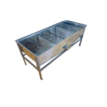 Horizontale Honig-Absetzbehälter 60 L mit Filtersystem – aus Edelstahl