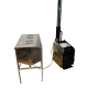 SET: Dampfbetriebener Holz-Dampfgenerator + Dampfwachsschmelzer mit flachem Korb 1m