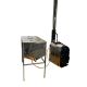 SET: Dampfbetriebener Holz-Dampfgenerator + Dampfwachsschmelzer mit flachem Korb 1m