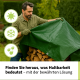Abdeckplane 150 g/m², 4x6 m, grün/blau