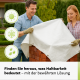 Abdeckplane 260 g/m², 3×4 m, Weiß